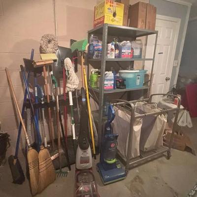 Hoover & Dirt Devil Vacuums, Cleaning Supplies, Brooms & Storage Rack