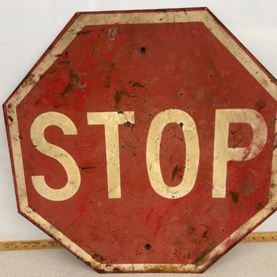 Sale Photo Thumbnail #22: Metal Stop sign