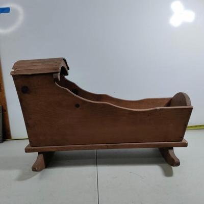 Sale Photo Thumbnail #14: Antique Baby Cradle