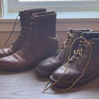 Justin And Doc Marten Boots  SZ 9.5
