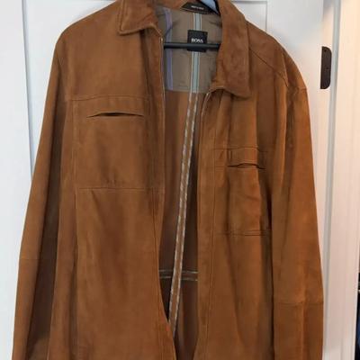 Hugo Boss Suede Jacket SZ M