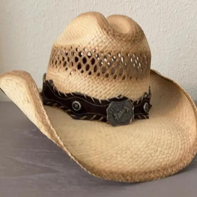 Bullhide Straw Cowboy Hat SZ M