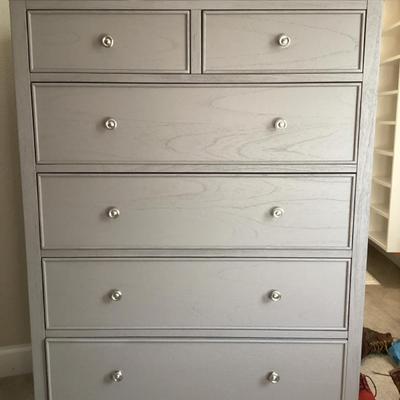 Arhaus Tall Grey Dresser