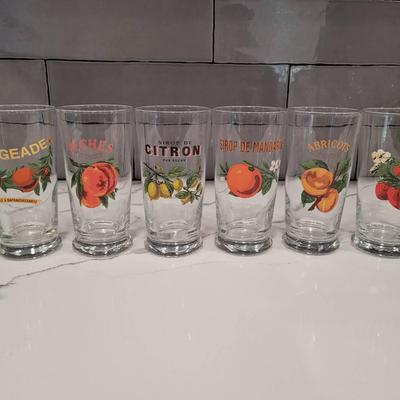 Williams Sonoma Harvest Market Tumblers. 
