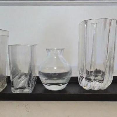 Well Made Glass Vase Collection 
