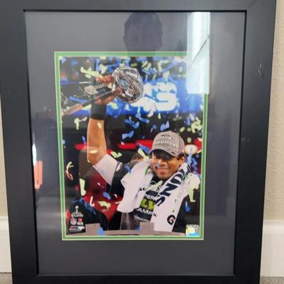 Russell Wilson Celebrating their Victory in Super Bowl XLVIII