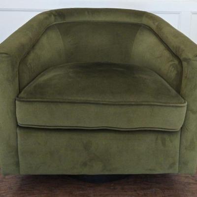 Green Swivel Club Chair #2