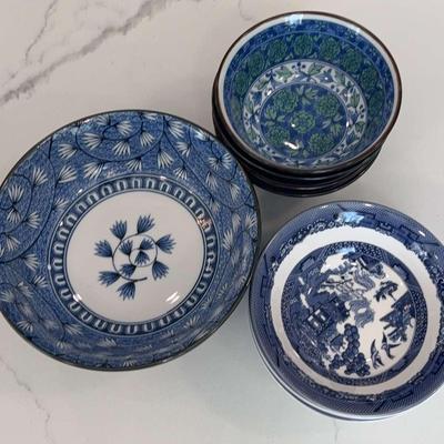 Blue and White Bowls 