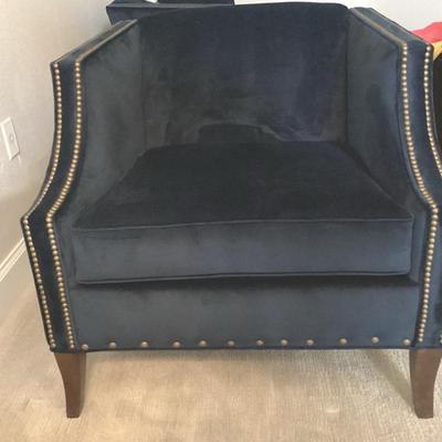 Sam Moore Dark Blue Chair #1