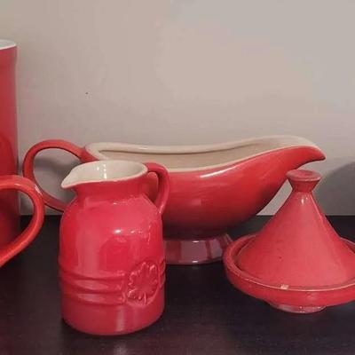 Red Le Creuset Kitchen Wares