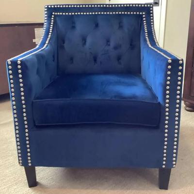 Blue Chair Arm Chair #1