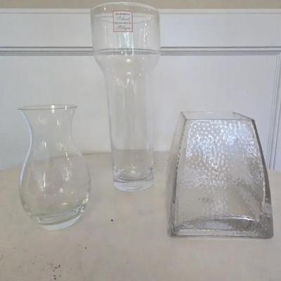 Glass Vase from Poland & Others