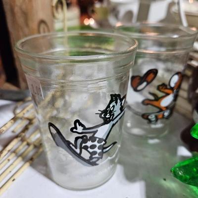 Vintage jelly glasses
