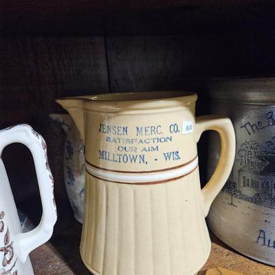 Advertising pitcher
