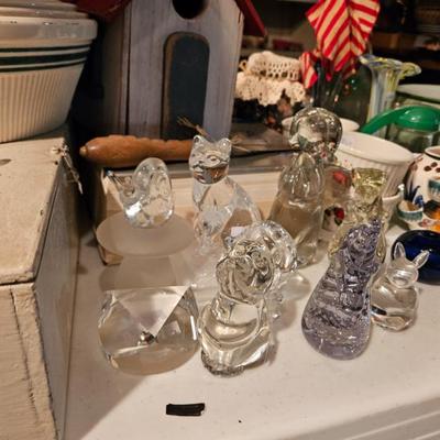 Glass figurines