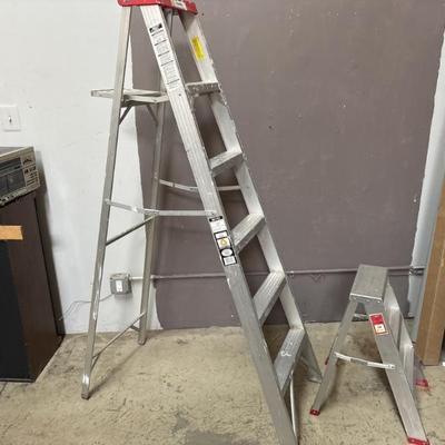 Sale Photo Thumbnail #33: 37 – CupRum 6ft Ladder & 26in Step Ladder
