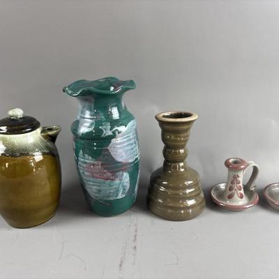 Sale Photo Thumbnail #14: 10 – Pfalzgraff Drip Coffee & Unique Pottery Pieces