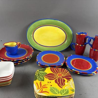 Sale Photo Thumbnail #71: 75 – Colorful Dansk Ceramic Dining Ware & More