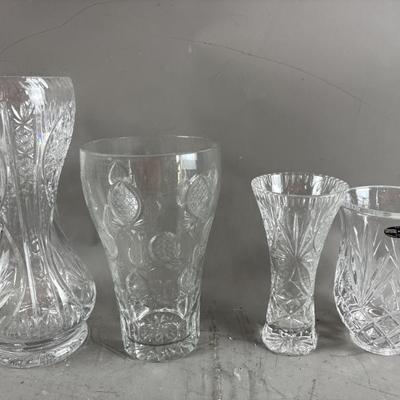 Sale Photo Thumbnail #37: 41 – Lead Crystal Vases & More
