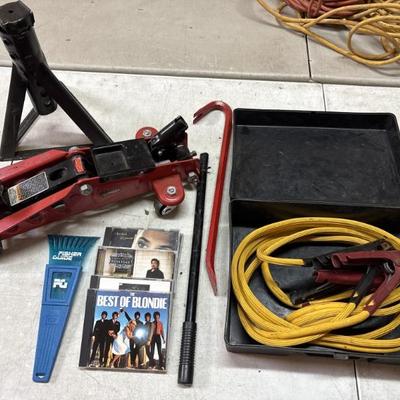 Sale Photo Thumbnail #40: 44 – Cross Road Car Jar, Jumper Cables & More