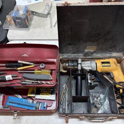 Sale Photo Thumbnail #35: 39 – Dewalt DW510 Hammer Drill With Tool Box