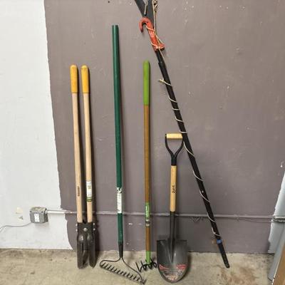 Sale Photo Thumbnail #61: 65 – Extendable Tree Trimmer Post Hole Digger & More