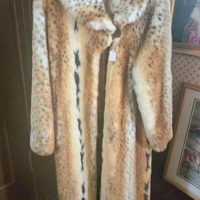 Pamela McCoy faux fur coat