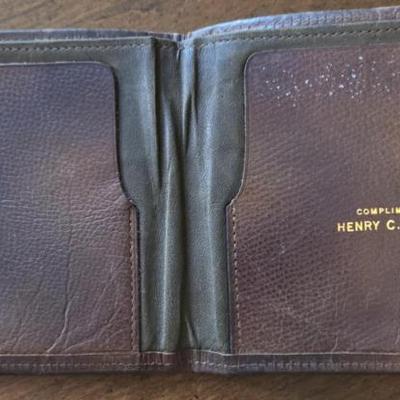 Sale Photo Thumbnail #10: Advertising wallet. See next photo