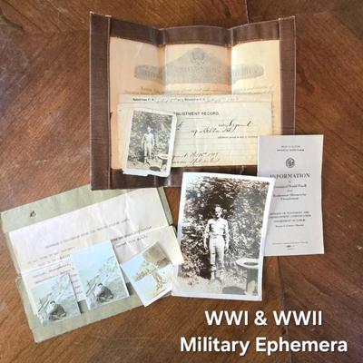 Sale Photo Thumbnail #42: WWI & WWII Military Ephemera 