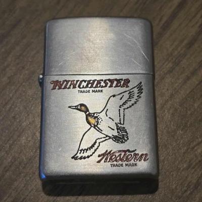Vintage Winchester Western Zippo lighter