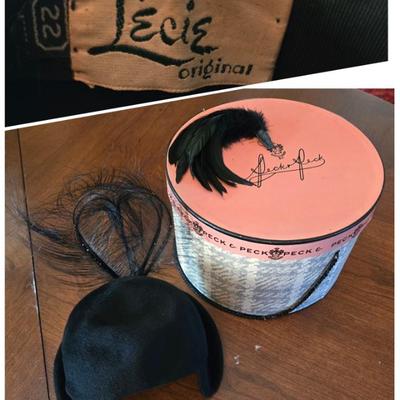 Sale Photo Thumbnail #3: Vintage hat & hat box