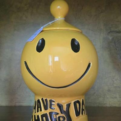 McCoy Smiley Face Cookie Jar