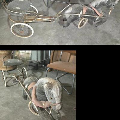 Vintage antique sulky horse bike for parts or restoration