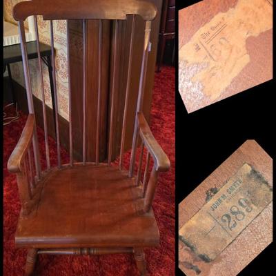Antique rocking chair
