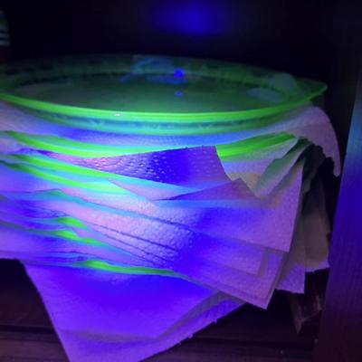 Sale Photo Thumbnail #7: Green Dep. Uranium glass