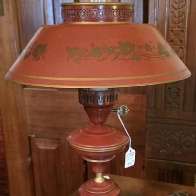 Sale Photo Thumbnail #59: Vintage metal table lamp