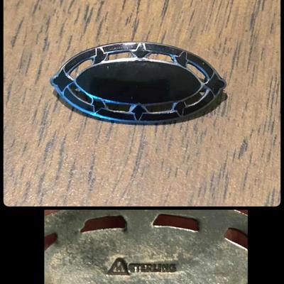 Sterling enamel pin