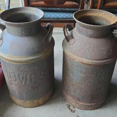 Old milk cans