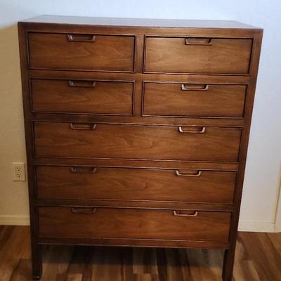 MCM Drexel 8 Drawer Tall Dresser 