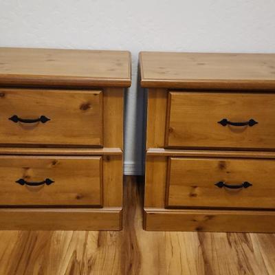 Matching 2 Drawer Nightstands 