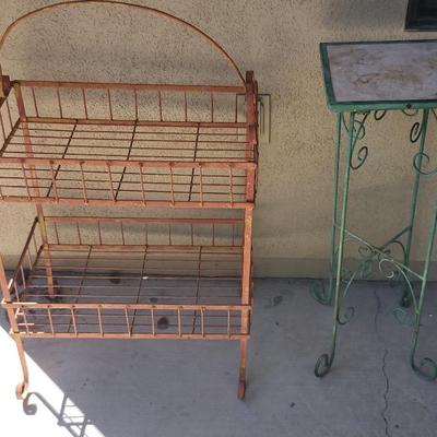 Vintage Metal Patio Tables 