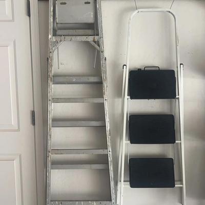 Werner Household Ladder And Skinny Stepstool