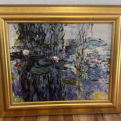 Reproduction Of “Water Lilies” By Claude Monet