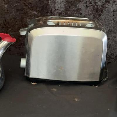 Michael Graves Whistling Rooster Teapot, Black And Decker Wide-slot Toaster,  Cuisinart Waffle Maker