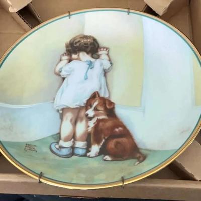 Collectors  Plate "In Disgrace" Sign, Numbered, Certificate Of Authenticity