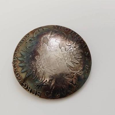 Old Maria Theresa Thaler BURG CO TYR 1780 X Archid Avst Dux (OLD S.F) Pin