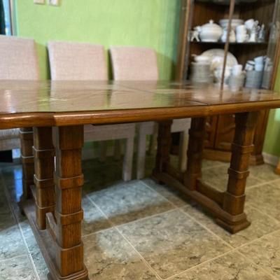 Sale Photo Thumbnail #7: Dining Room Table — same as picture #6, just shown smaller without the two extension pieces.