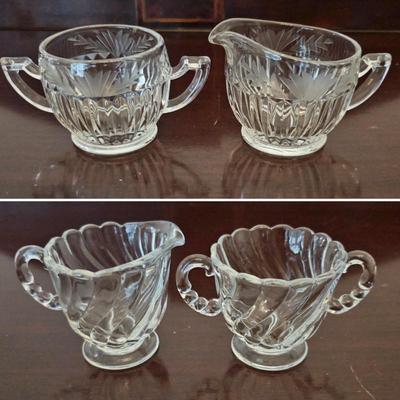 Lot #153 - Two Sugar and Creamer Sets