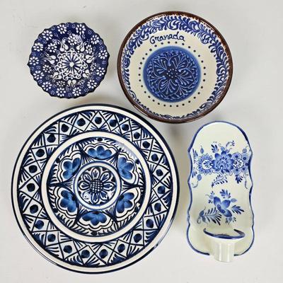 Lot #96 - Hand Painted Spanish Pottery
