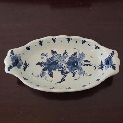 Lot #177 - Small Royal Delft Blue and White Serving Platter